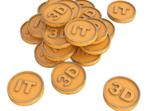 coin Modèle 3D