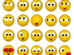 emoji pack 3D Model