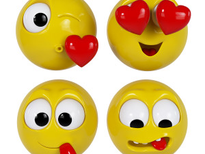 emoji pack 3D Model