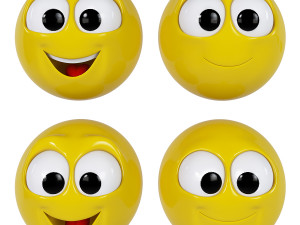 emoji pack 3Dモデル