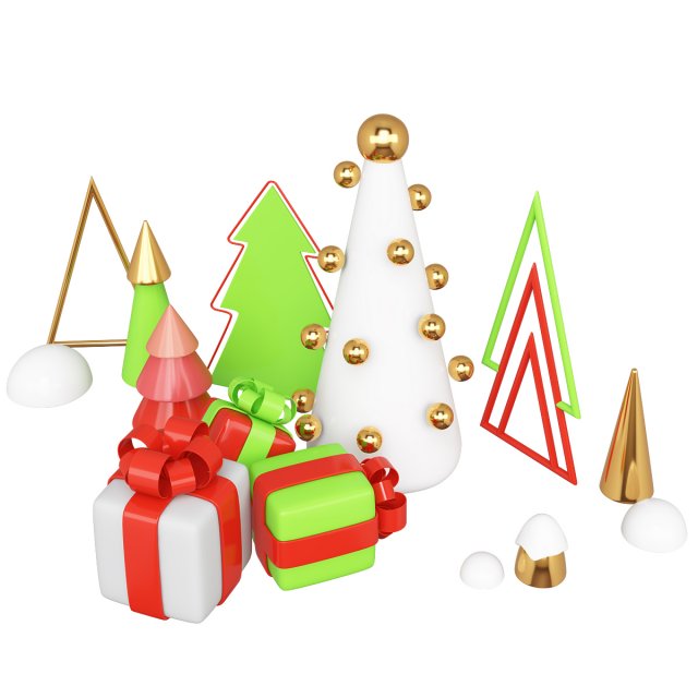 new-year-decoration 3D-Modell .c4d .max .obj .3ds .fbx .stl .blend 