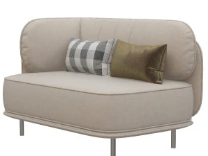 numeral sofa 3D Model