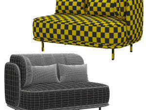 numeral sofa 3D Модель