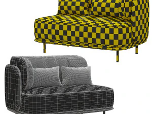 numeral sofa 3D Model