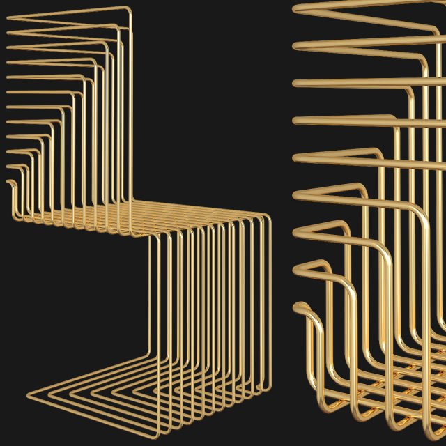 octagon-chair 3D-Modell .c4d .max .obj .3ds .fbx .stl .blend 