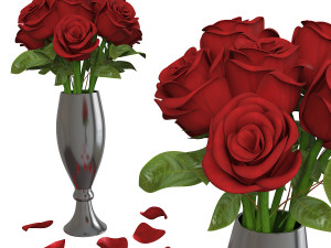 rose flowers 3D Model