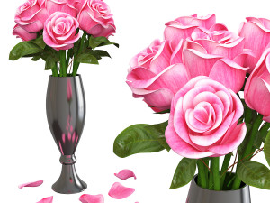 rose flowers 3D Модель