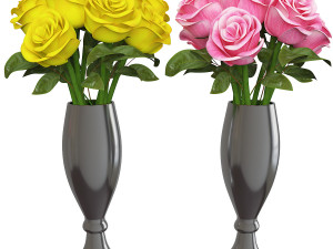 rose flowers 3D Модель