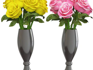 rose flowers 3D Model