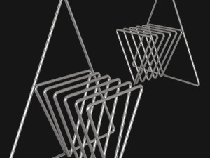 the beautic springer chair is sleek and modern 3D 모델