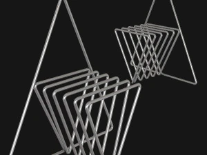 the beautic springer chair is sleek and modern 3D Model