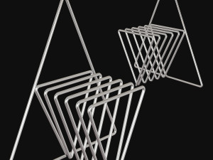 the beautic springer chair is sleek and modern 3D 모델