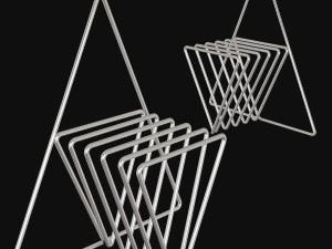 the beautic springer chair is sleek and modern 3D Model