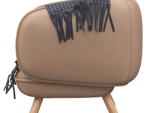 snoopy canape genereux par iskos berlin armchair 3D Model