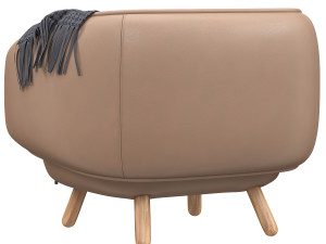 snoopy canape genereux par iskos berlin armchair 3D Model