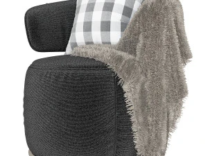 мягкий стул пиколо 3D Модель