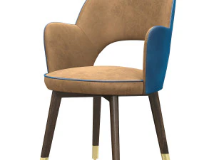 巴克斯特科莱特椅子扶手 3D 模型