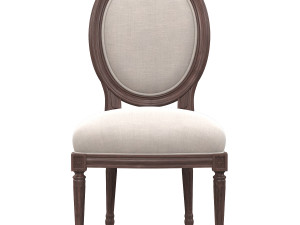 chatton-french-country-flax-linen-brown-ash 3Dモデル