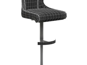 roche-bobois-tabouret-carioca-steeple 3D Model