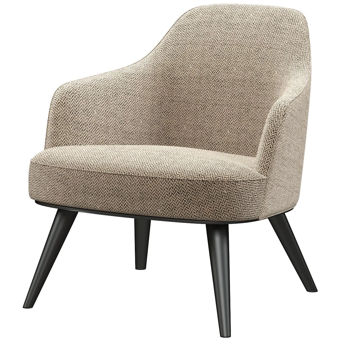 janearmchairmetalbase 3D Model .c4d .max .obj .3ds .fbx .stl .blend 
