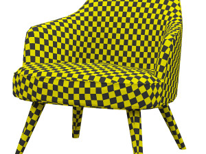 janearmchairmetalbase Modèle 3D