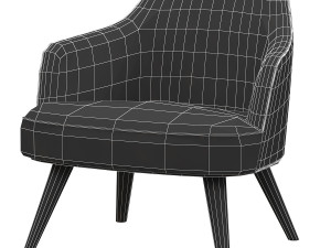 janearmchairmetalbase Modèle 3D