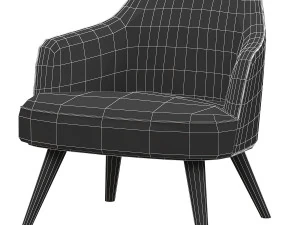 janearmchairmetalbase 3D Model
