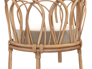 melody-rattan-chair 3D Модель