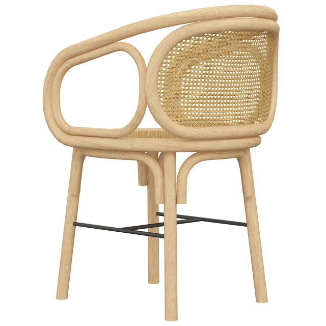 3d-contour-dining-armchair 3D Model .c4d .max .obj .3ds .fbx .stl .blend 