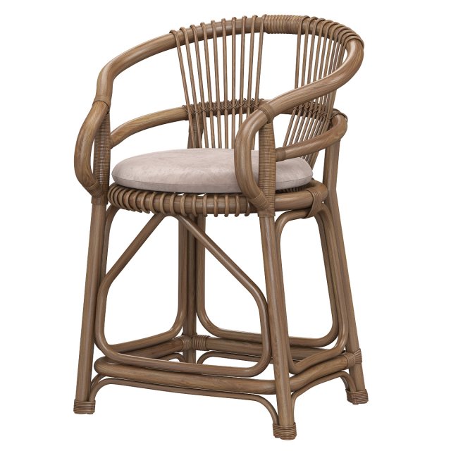 board-chair-with-rotan 3D Model .c4d .max .obj .3ds .fbx .stl .blend 