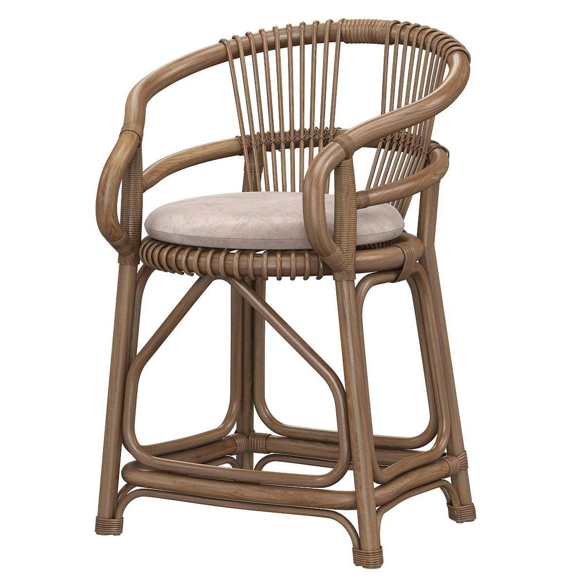 board-chair-with-rotan 3D Model .c4d .max .obj .3ds .fbx .stl .blend 