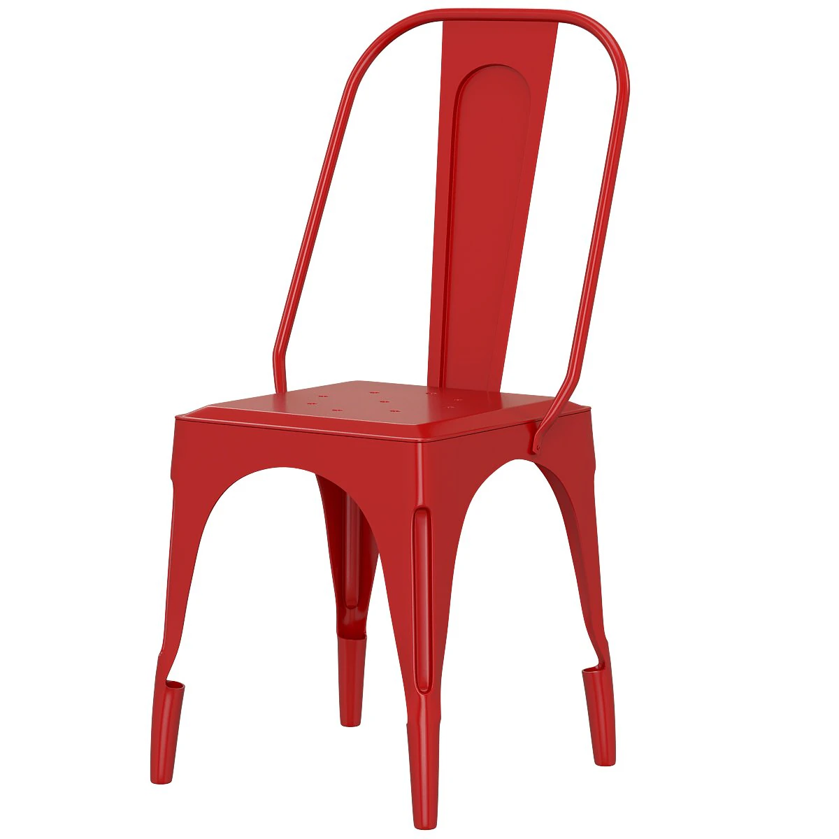 chair-tolix-glossy 3D Model .c4d .max .obj .3ds .fbx .stl .blend