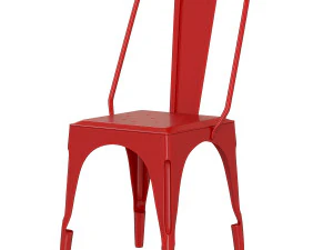 椅子-tolix-光沢のある 3Dモデル