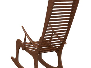 cadeira de balan&ccedil;o Modelo 3D