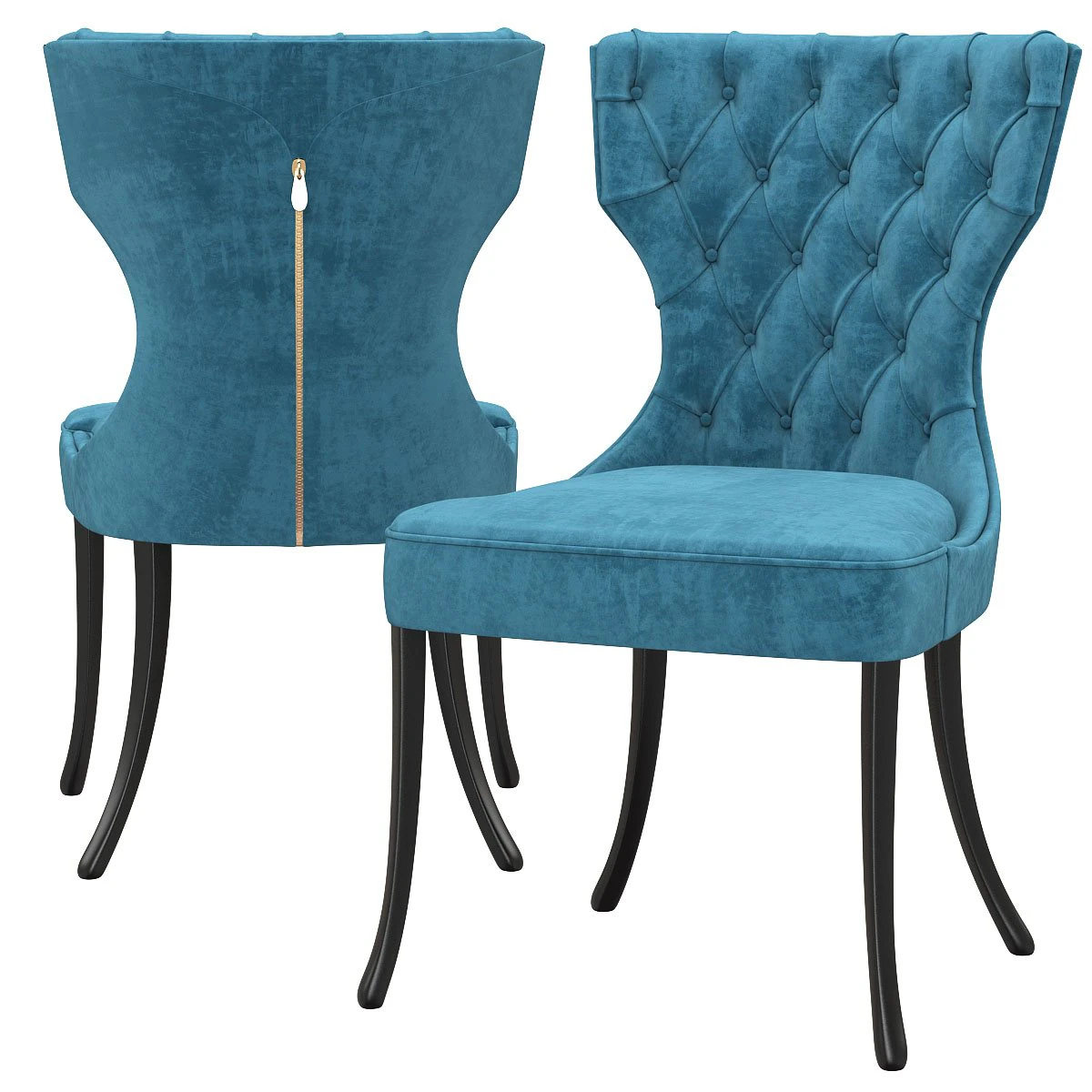vittoria-frigerio-adda-capitonne-chair 3D Model .c4d .max .obj .3ds .fbx .stl .blend 