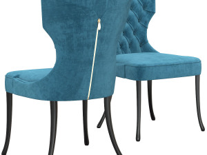 vittoria-frigerio-adda-capitonne-chair 3D Model