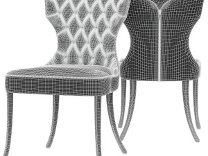 vittoria-frigerio-adda-capitonne-chair 3D Model
