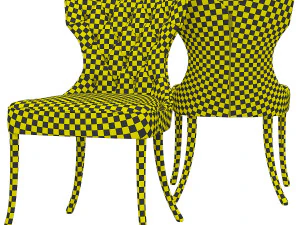 vittoria-frigerio-adda-capitonne-chair 3D Model