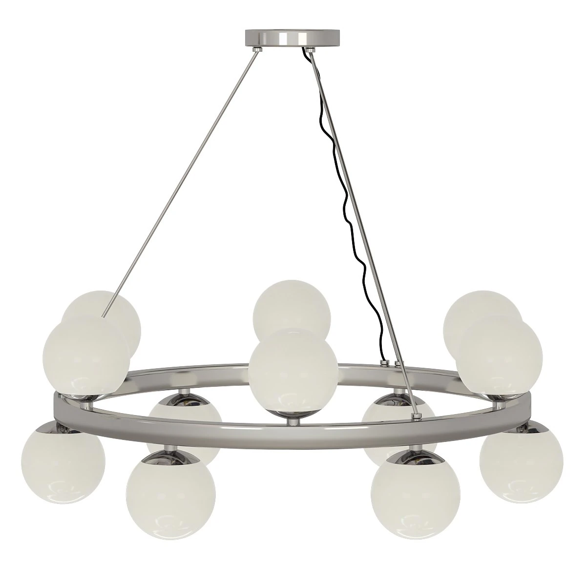 ball-hanging-lamp-height-adjustable 3D Model .c4d .max .obj .3ds .fbx .stl .blend 