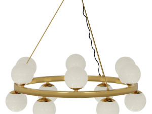 ball-hanging-lamp-height-adjustable Model 3D