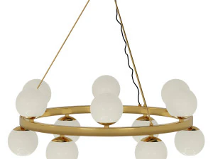 ball-hanging-lamp-height-adjustable 3D Model