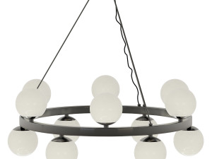 ball-hanging-lamp-height-adjustable Model 3D