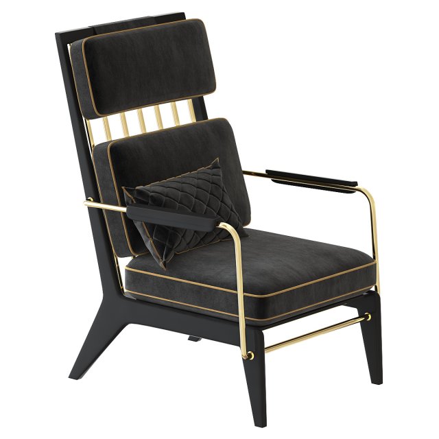 benchmark-gleda-high-armchair 3D Model .c4d .max .obj .3ds .fbx .stl .blend 