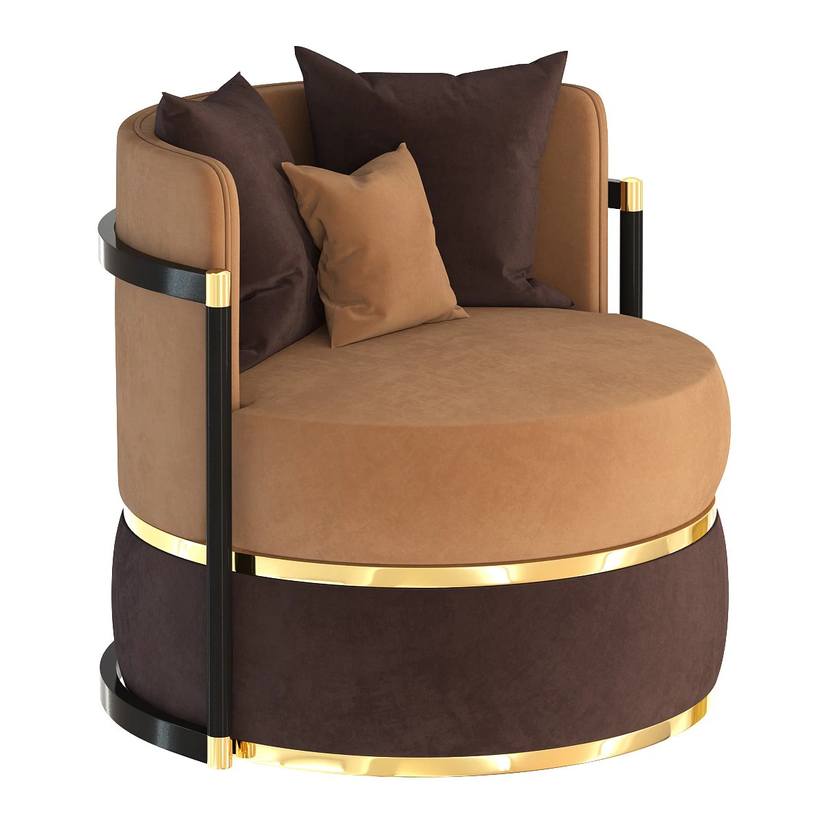 como-armchair 3D Model .c4d .max .obj .3ds .fbx .stl .blend 