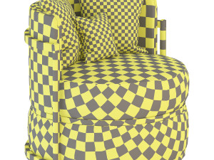 como-armchair 3D-Modell