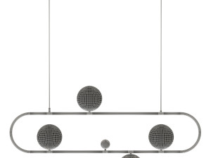 horizontal-balls-balance-brass-3 3D Модель