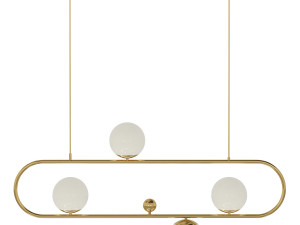 horizontal-balls-balance-brass-3 3D Модель