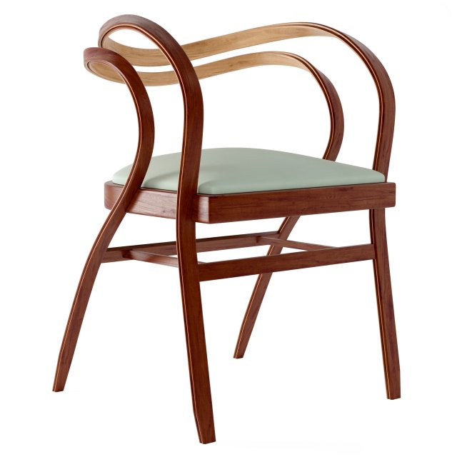 nina and beni chair high 3D Model .c4d .max .obj .3ds .fbx .stl .blend 