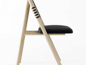 very wood unam side chair 3D 모델