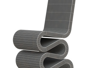 vitra-wiggle-chair Model 3D